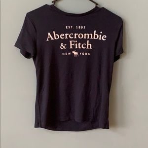 Abercrombie and Fitch navy blue shirt